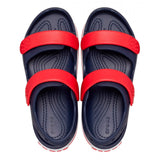 CROCBAND CRUISER SANDAL KID NAVY/VARSITY RED