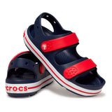 CROCBAND CRUISER SANDAL KID NAVY/VARSITY RED