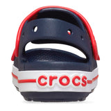 CROCBAND CRUISER SANDAL TODDLER NAVY/VARSITY RED