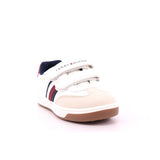 SNEAKER STRIPES BASSA VELCRO BLU