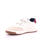 SNEAKER STRIPES BASSA VELCRO BLU