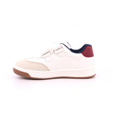 SNEAKER STRIPES BASSA VELCRO BLU