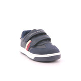 SNEAKER STRIPES BASSA VELCRO BEIGE/OFF WHITE