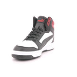 REBOUND V6 PUMA WHITE-PUMA BLACK-INTENSE RED