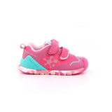 SNEAKER LOGO REJILLA FUCSIA