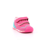 SNEAKER LOGO REJILLA FUCSIA