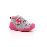 ZAPATILLA UNICORNO FIELTRO GRIS