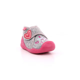 ZAPATILLA UNICORNO FIELTRO GRIS