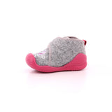 ZAPATILLA UNICORNO FIELTRO GRIS