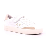 GIRL'S KATY LEATHER (KID) 481 0143 BIANCO/ORO