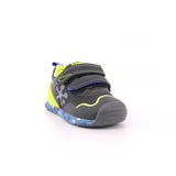 SNEAKER LOGO REJILLA AZUL