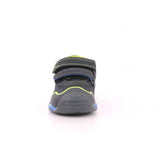 SNEAKER LOGO REJILLA AZUL