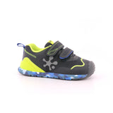 SNEAKER LOGO REJILLA AZUL