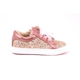 SCARPA SPORTIVA GLITTER 046 ROSA METAL