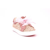 SCARPA SPORTIVA GLITTER 046 ROSA METAL