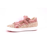 SCARPA SPORTIVA GLITTER 046 ROSA METAL