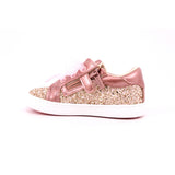 SCARPA SPORTIVA GLITTER 046 ROSA METAL