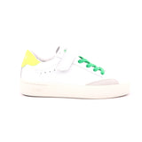 BOY'S STREET LEATHER (KID) 0163 BIANCO/GIALLO