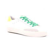BOY'S STREET LEATHER (TEEN) 0163 BIANCO/GIALLO