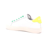 BOY'S STREET LEATHER (TEEN) 0163 BIANCO/GIALLO
