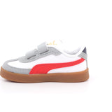 PUMA CLUB II ERA CV,PUMA WHITE-FOR ALL TIME RED