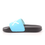 BOY'S SLIPPERS LOGO 1113 NERO/TURQUESE
