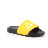 BOY'S SLIPPERS LOGO  1123 NERO/GIALLO