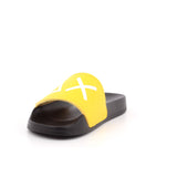 BOY'S SLIPPERS LOGO  1123 NERO/GIALLO