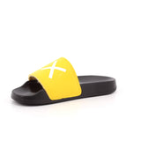 BOY'S SLIPPERS LOGO  1123 NERO/GIALLO