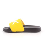 BOY'S SLIPPERS LOGO  1123 NERO/GIALLO