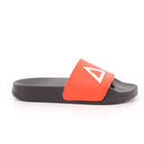 BOY'S SLIPPERS LOGO  1192NERO/LAMPONE