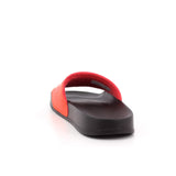 BOY'S SLIPPERS LOGO  1192NERO/LAMPONE