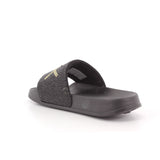 GIRL'S SLIPPERS LOGO STRASS 11 NERO