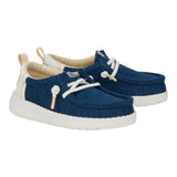 WALLY T SUMMER LINEN SARGASSO BLUE/WHITE