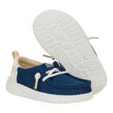 WALLY T SUMMER LINEN SARGASSO BLUE/WHITE