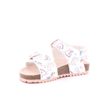 SANDALIA ESTAMPADA MAT BLANCO
