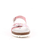 SANDALO BAMBINA GLITTER FINE ROSA/GARDEN 017