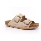 CIABATTA DONNA NABUK NOCCIOLA 001