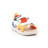 SANDALIA URBAN NAPA BLANCO Y AMARILLO