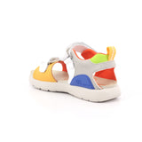 SANDALIA URBAN NAPA BLANCO Y AMARILLO