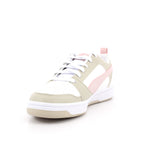 PUMA REBOUND V6 LO JR -PUMA WHITE-MAUVE