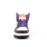 PUMA REBOUND V6 MID JR PUMA WHITE-ORANGE