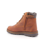 COURMA KID MID LACE UP BOOT MEDIUM BROWN