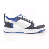 PUMA REBOUND V6 LO JR PUMA WHITE-FEATHER GRAY
