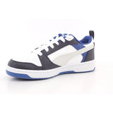 PUMA REBOUND V6 LO JR PUMA WHITE-FEATHER GRAY
