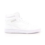 PUMA REBOUND V6 MID JR PUMA WHITE-COOL LIGHT