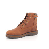 COURMA KID MID LACE BOOT MEDIUM BROWN