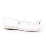 SCARPA BAMBINA IRMA BIANCO/ARGENTO
