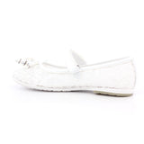 SCARPA BAMBINA IRMA BIANCO/ARGENTO