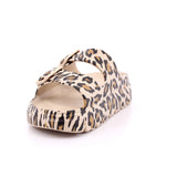 LEOPARD PU LADIES SANDALS